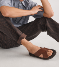 Male Model wearing Sandals